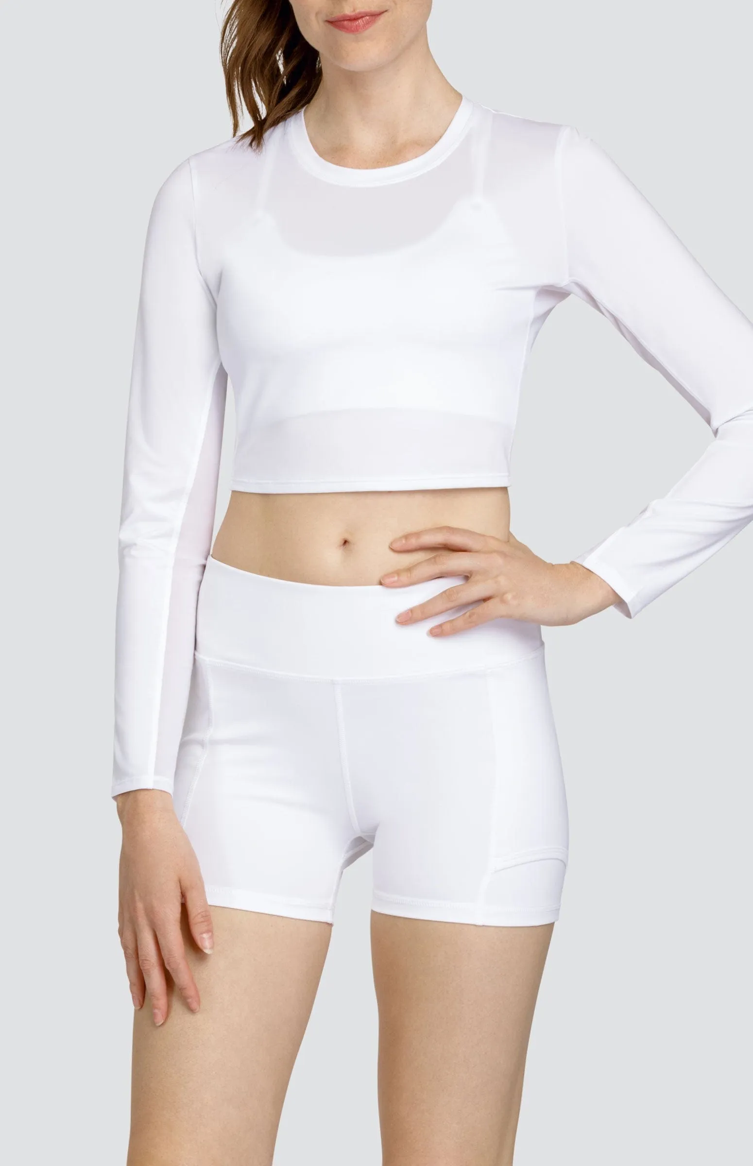 Saya Crop Top - Chalk White - FINAL SALE Easy Look