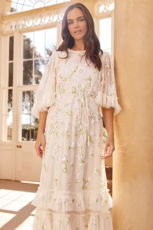 Classic sheath dress Sequin Dandelion Gloss Ballerina Dress