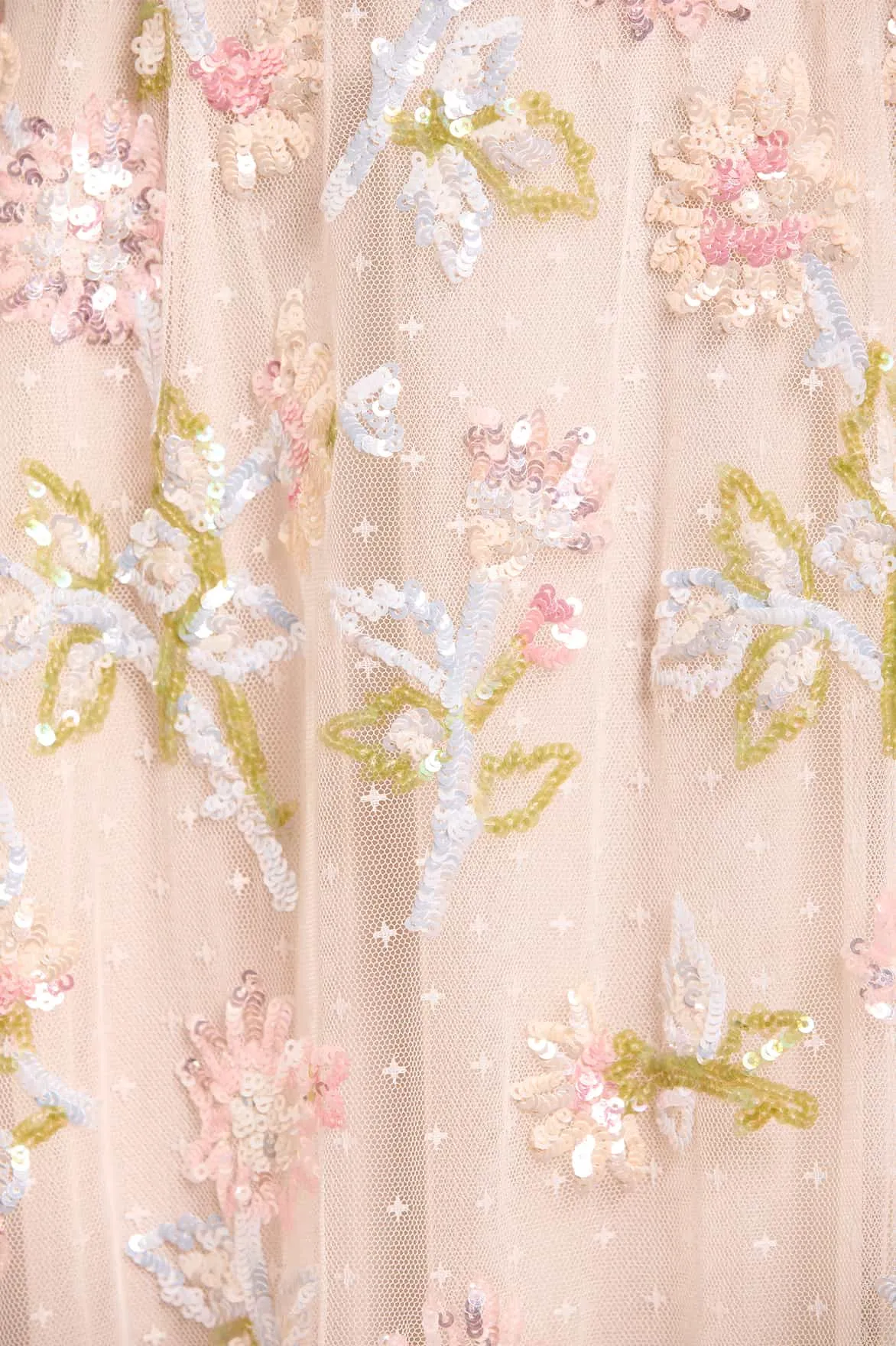 Sequin Dandelion Gloss Ballerina Dress Elegant Wearable Contrasting Detail