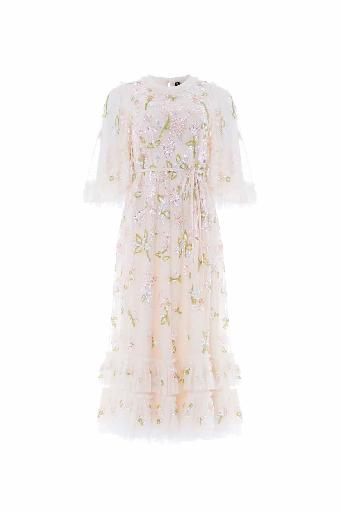 Sequin Dandelion Gloss Ballerina Dress MultiPurposePockets Playful Cut