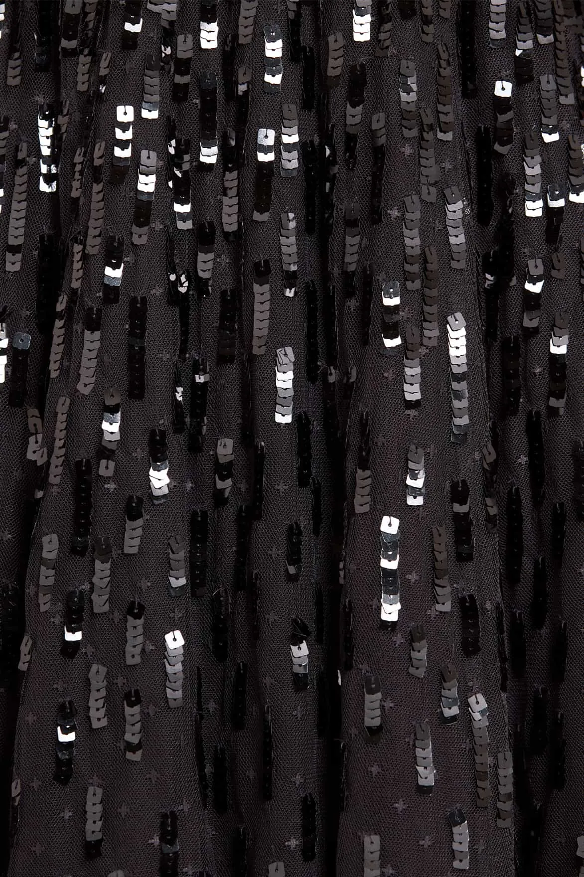 Sequin Dash Long Sleeve Gown Polite Tone sweet moment