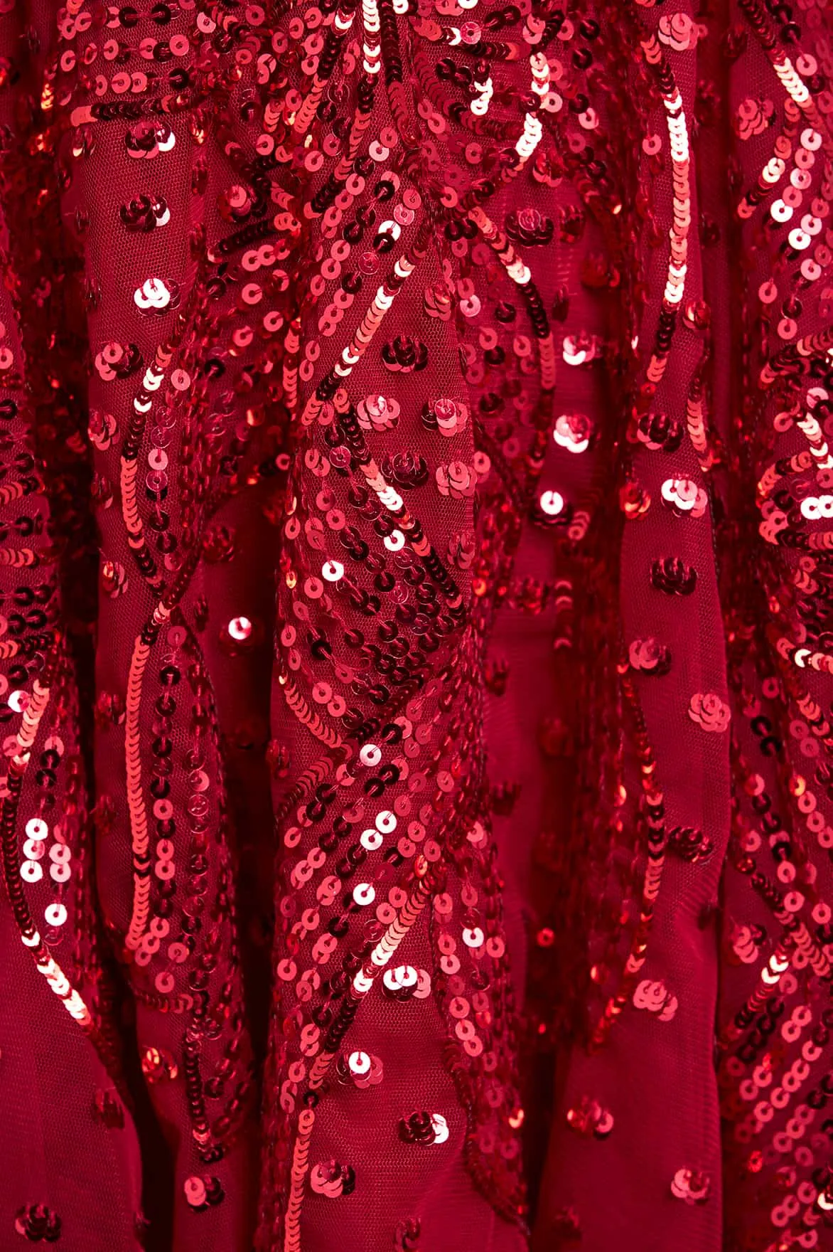 Subtle design Sequin Ribbon Scoop Neck Micro Mini Dress