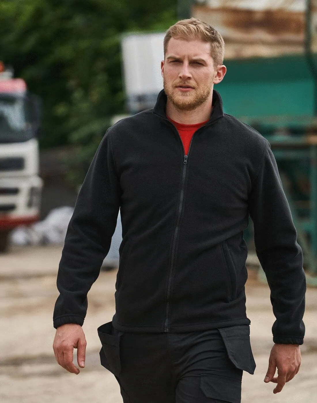 Cool Air Gear Work Layers Pro Fleece  Jacket | BLACK