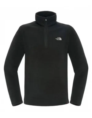 The North Face Men's 100 Glacier 1/4 Zip Fleece | BLACK Park Outing Muted Style