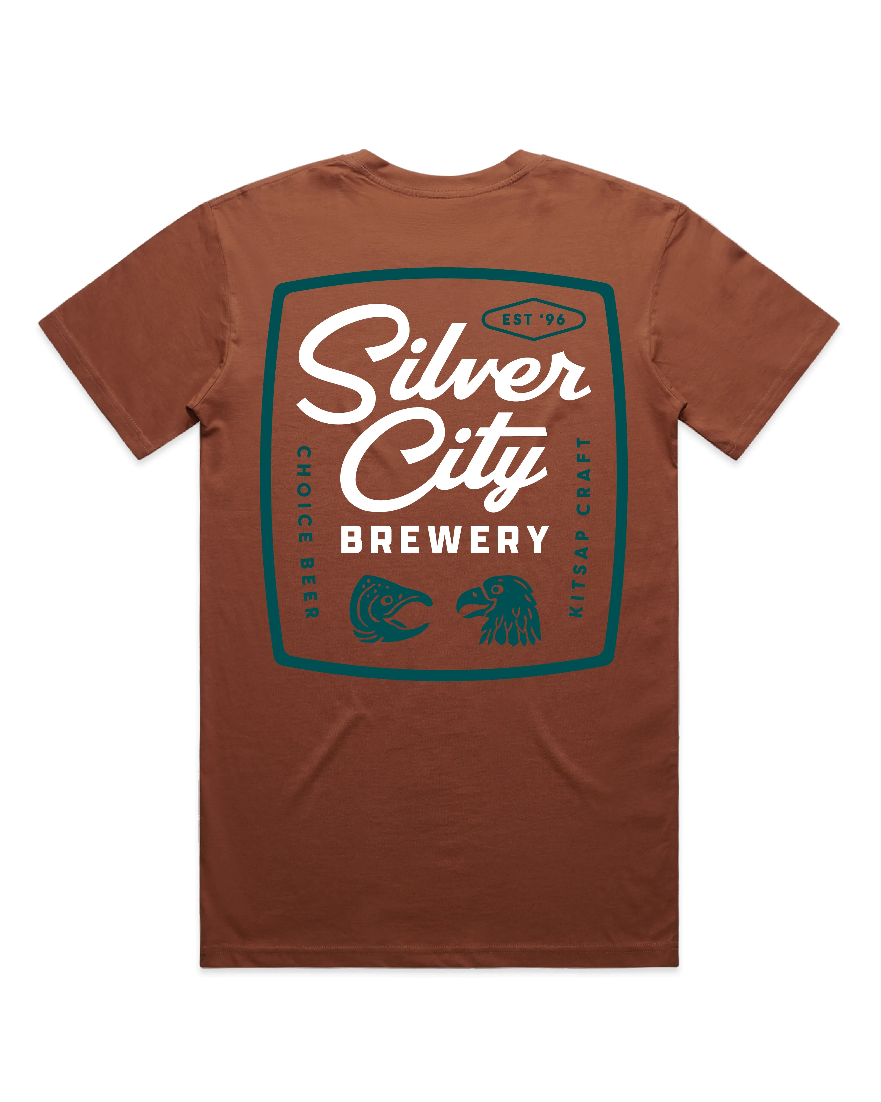 Eco Friendly Dyes Fit for Everyone Silver City Brewery ?? Container Logo Tee