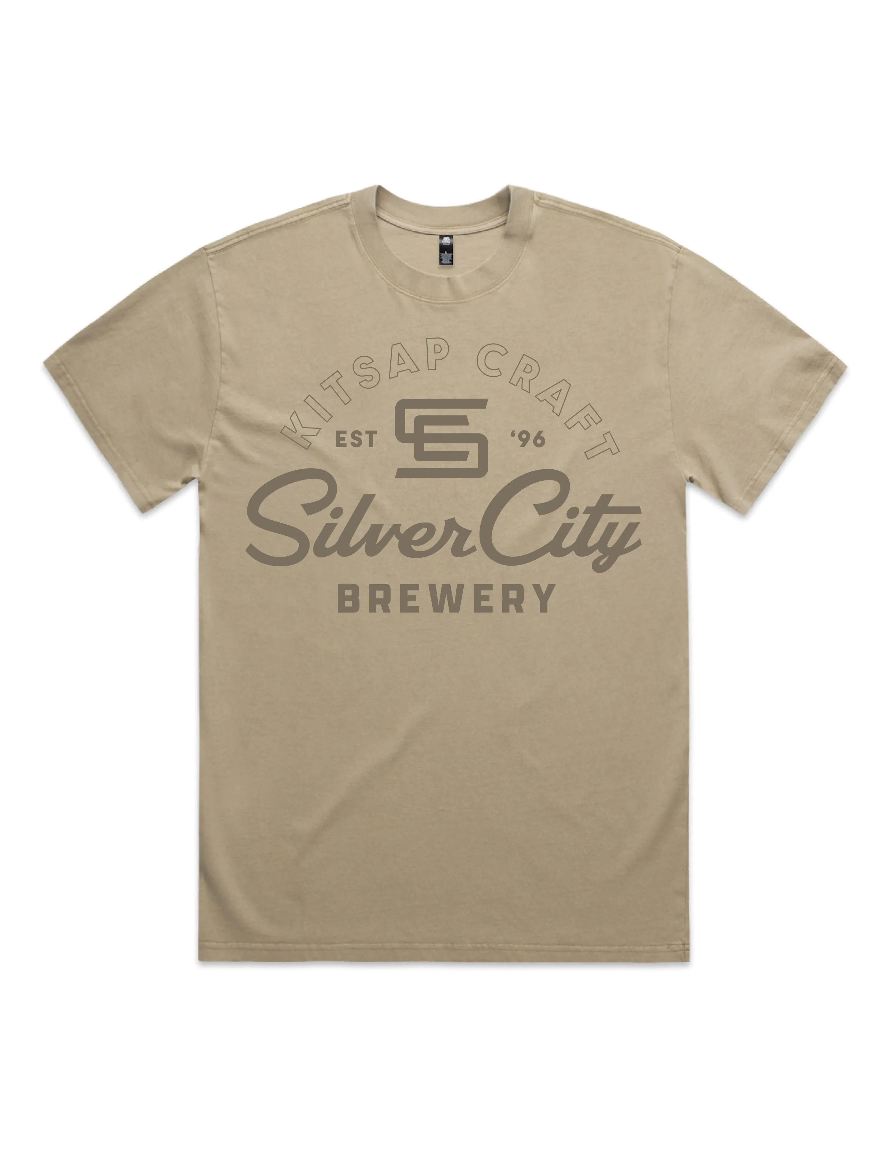 Camping practicality Silver City Brewery ?? Khaki Kitsap Craft Tee
