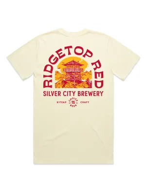 Silver City Brewery ?? Ridgetop Red Tee Perfect For Relaxing Stretchy Fit