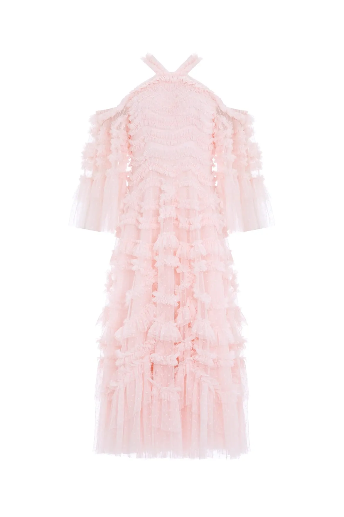 Bronte Off-Shoulder Ballerina Dress Flattering Waist Design