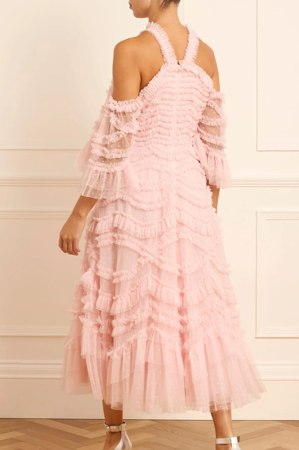 Sophisticated Waistband Fit Relaxed Waistband Bronte Off-Shoulder Ballerina Dress