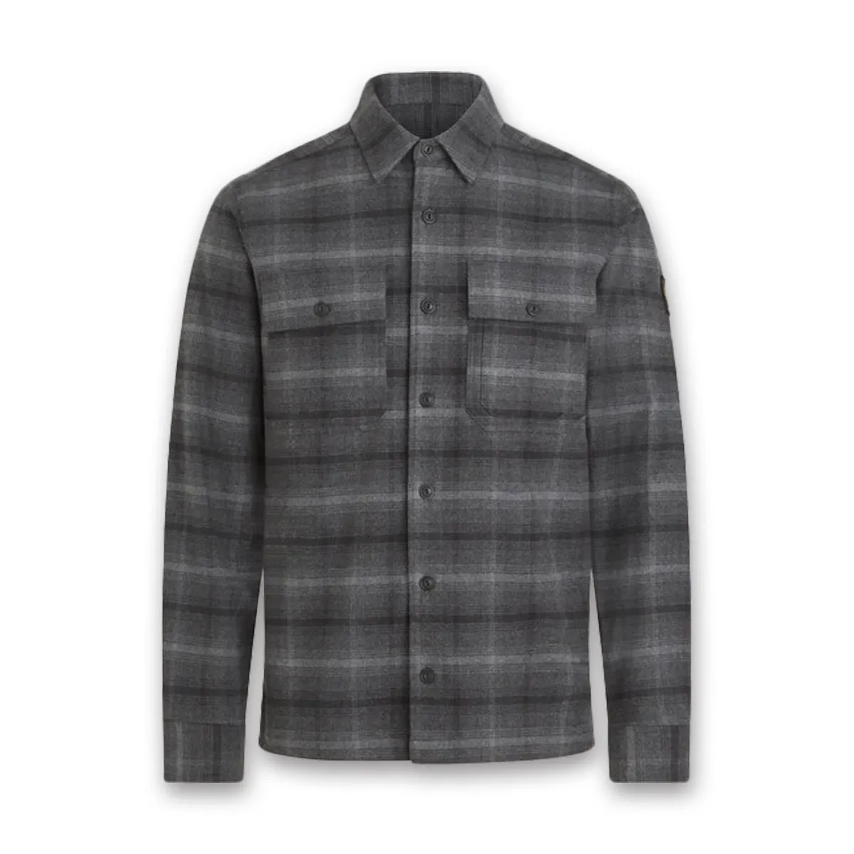 Eye-Catching Durable Knitwear Belstaff - Fallgate Check Shirt in Dark Charcoal