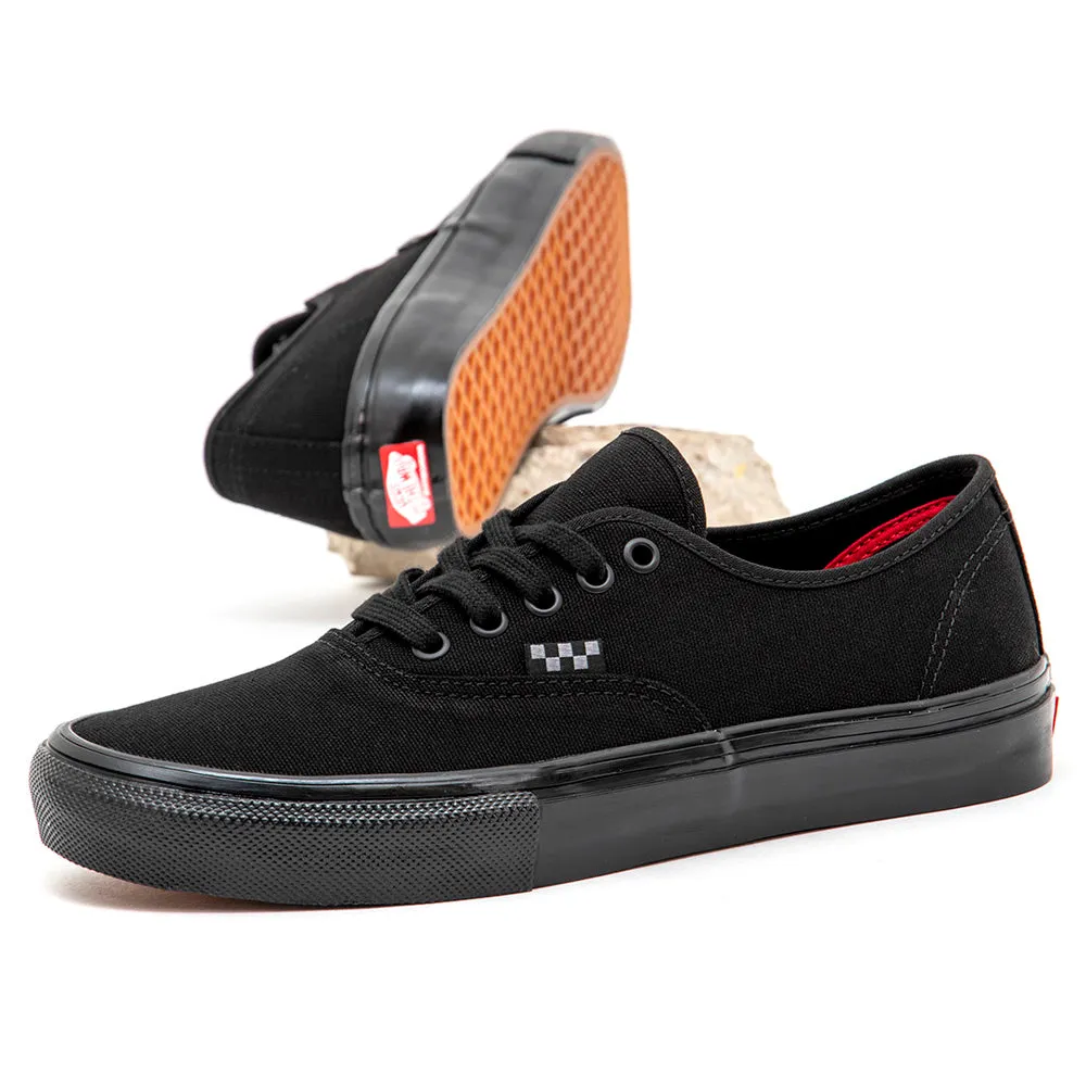 synthetic leather Skate Authentic (Black / Black) VBU