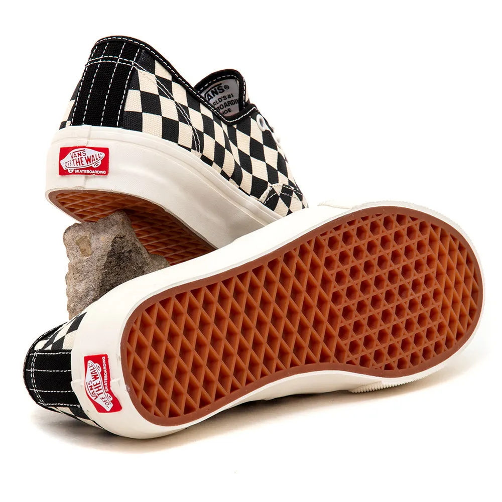 Skate Authentic (Checkerboard Marshmallow) VBU Anti Odor Treatment Vintage Love