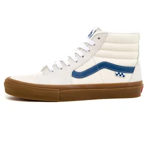 Skate Sk8-Hi (Marshmallow / Blue / Gum) VBU Block Walk Durable Build Hiking Trails