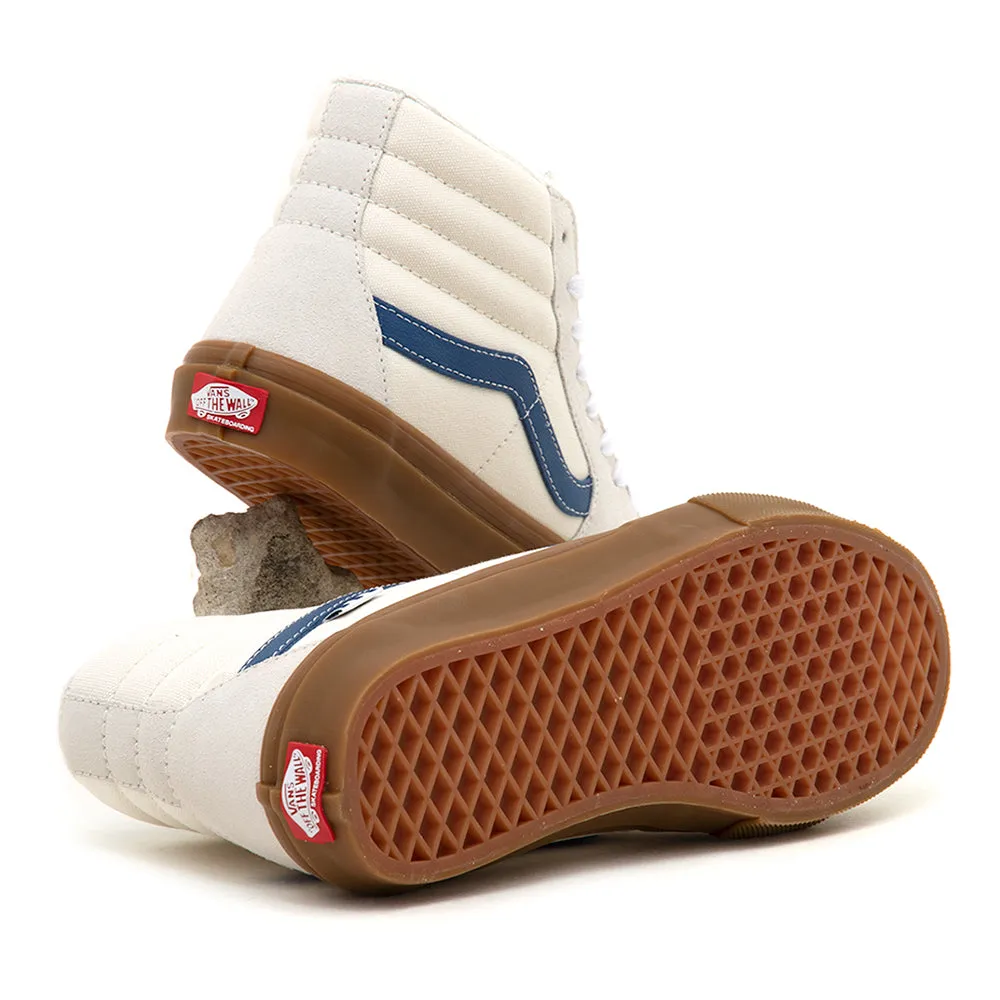 Street Edge Skate Sk8-Hi (Marshmallow / Blue / Gum) VBU