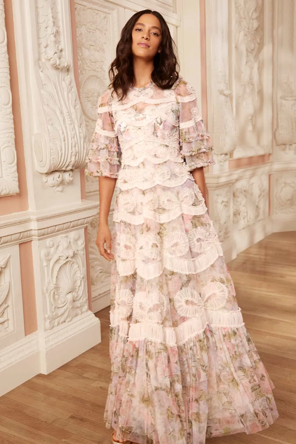 Formal Outfit Mid Season Rose Powder Ingrid Gown