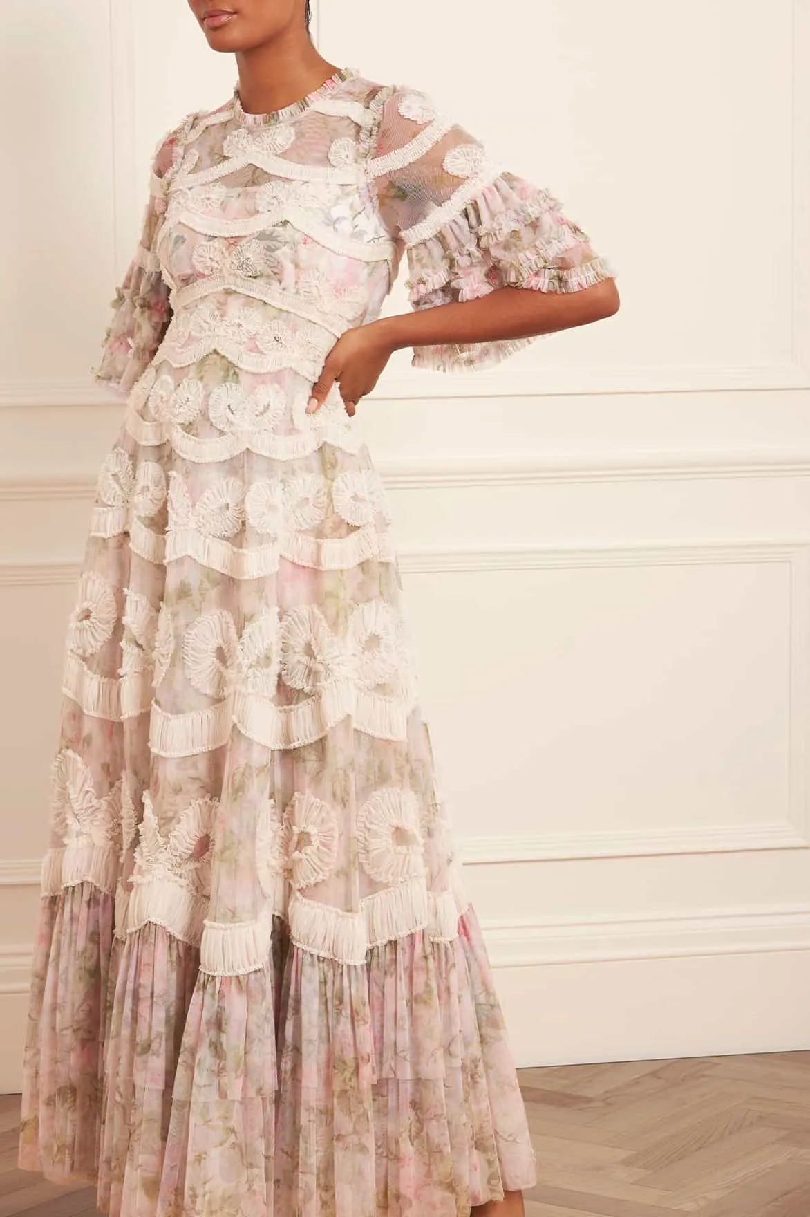 Rose Powder Ingrid Gown Art Event