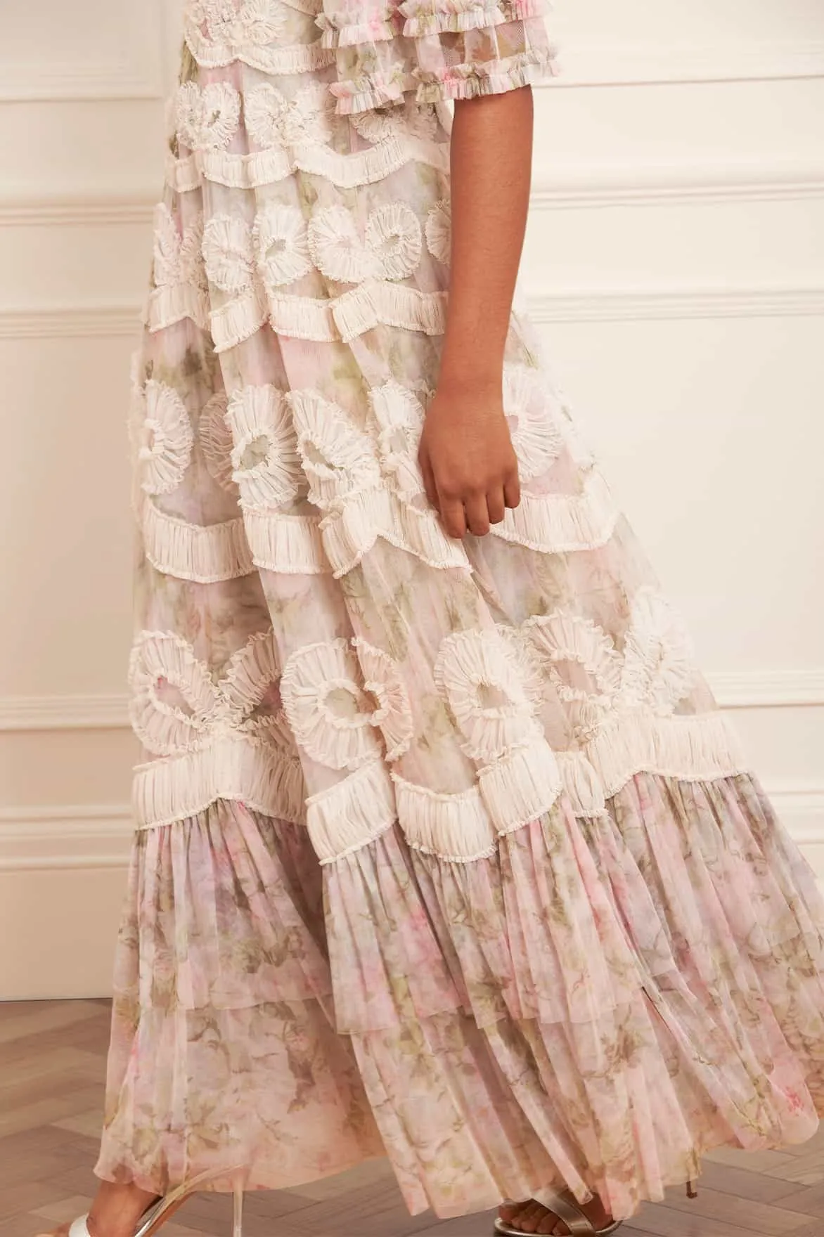 Chic and Elegant Travel Staple Rose Powder Ingrid Gown