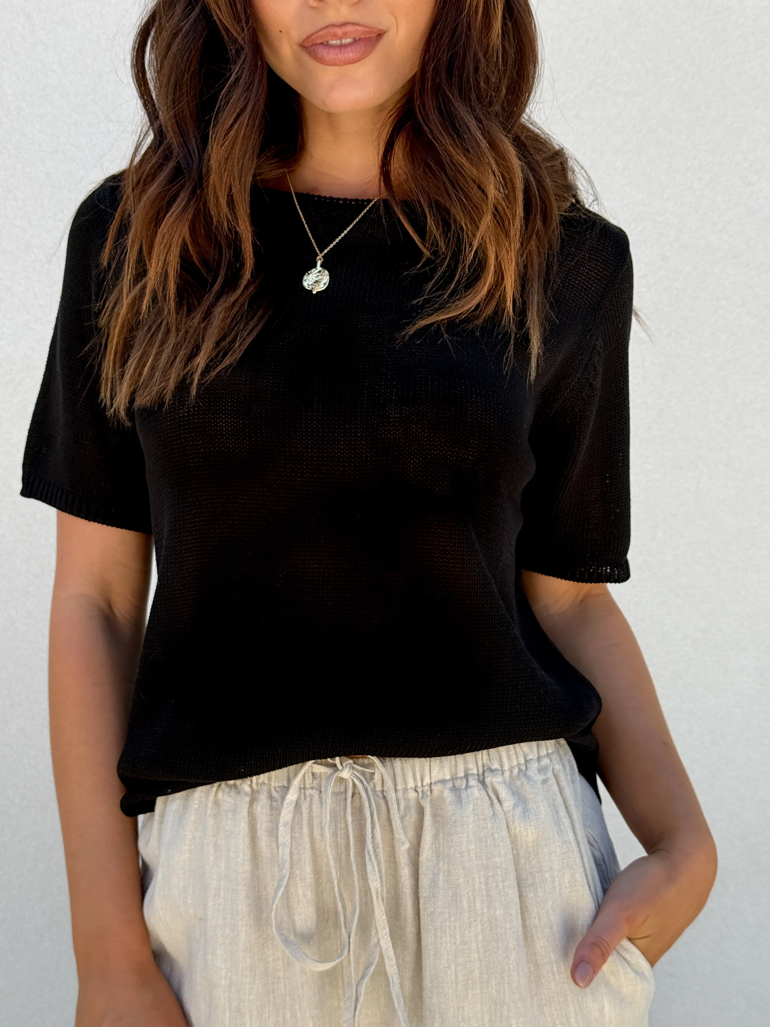 AbrasionResistantFabric Summer Tee - Black