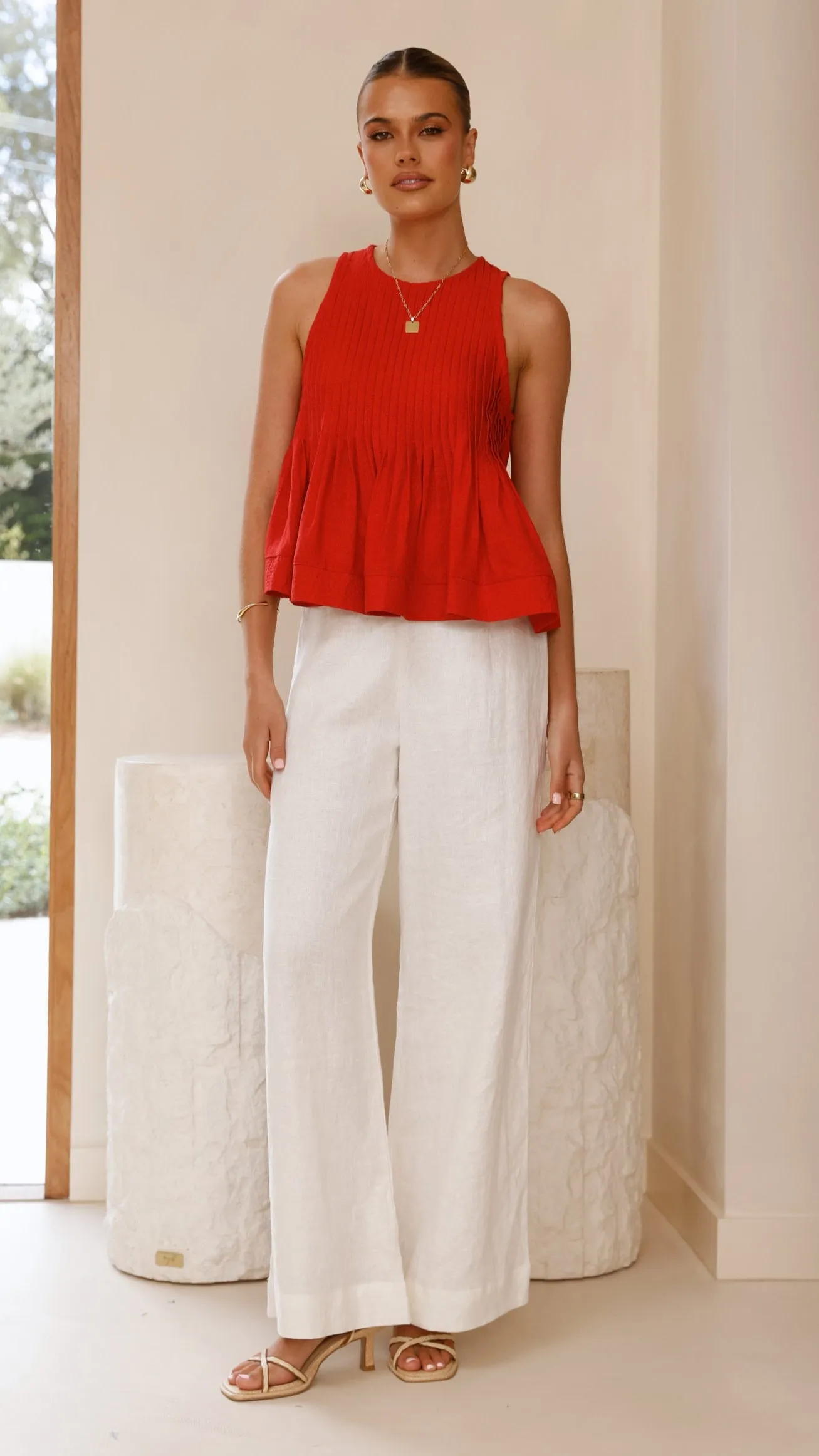 Classic Suit Fantasy Mood Virtue Top - Red