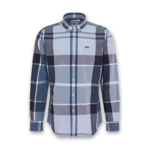 Barbour - Harris Tailored Shirt in Berwick Blue Tartan UltraSoftBrushedInterior