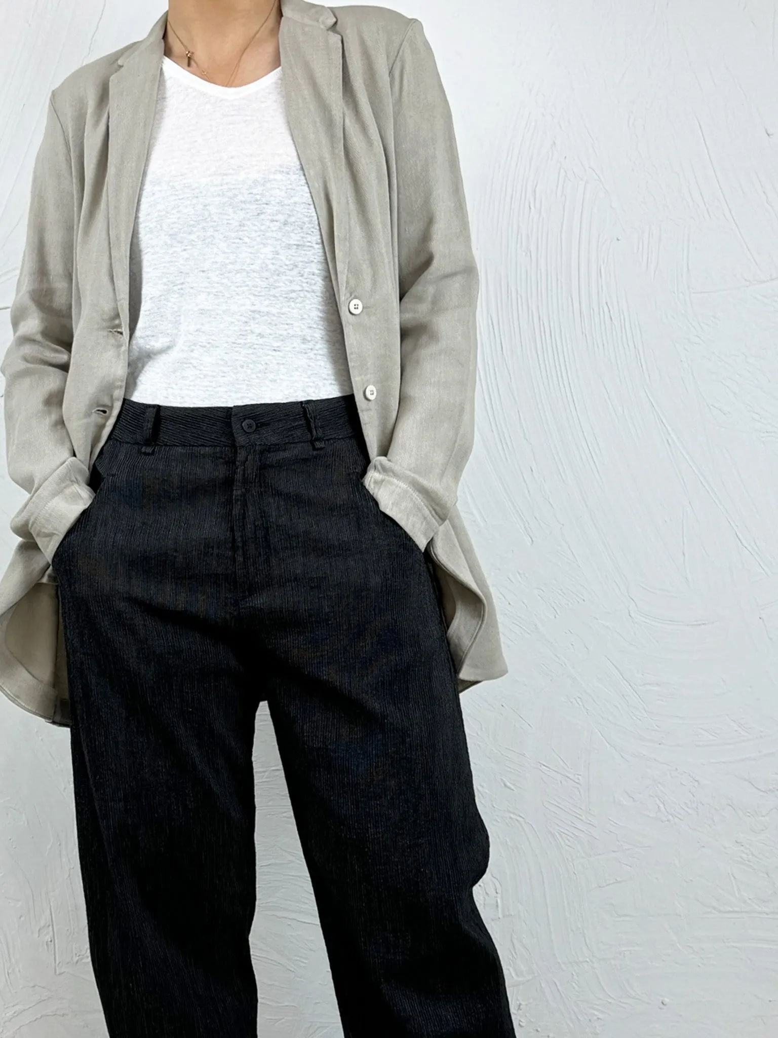 Smart Casual Pinstriped Trousers Luxe Look Timeless Wear