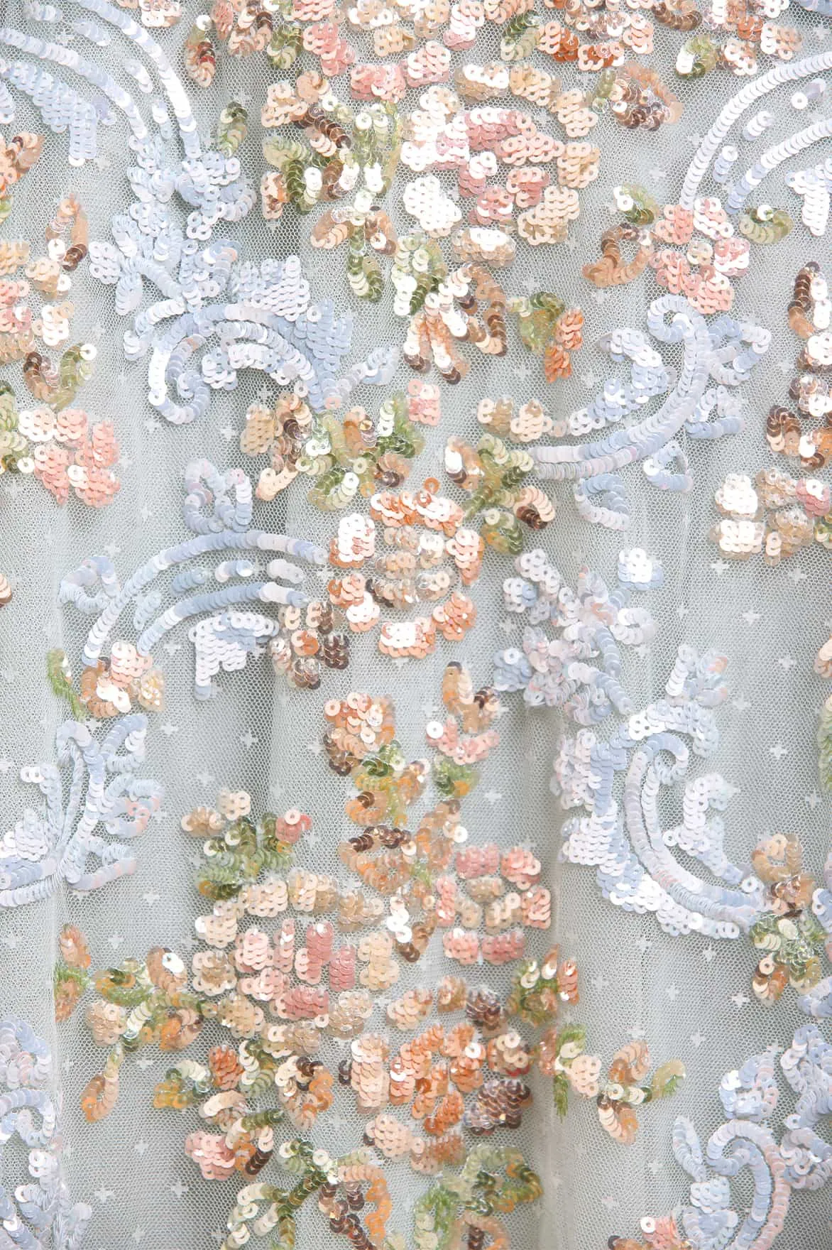 Clasp-Closure Baroque Floral One-Shoulder Midaxi Dress