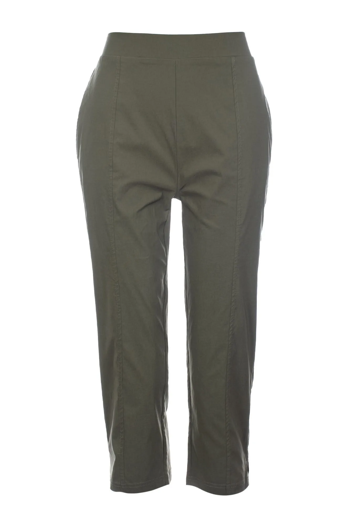 Mid Calf Pants | THYME | 6721C1 Layered Panel Design