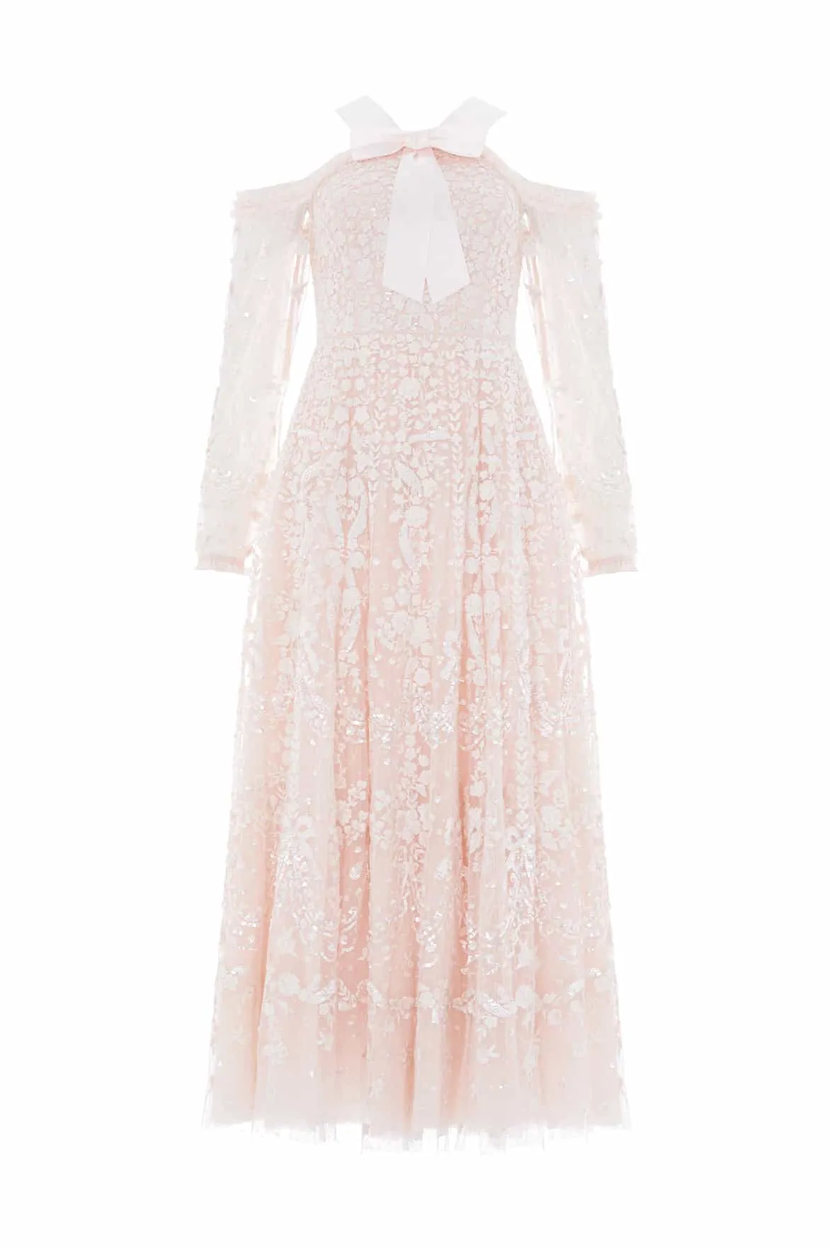 Adeline Off-Shoulder Ankle Gown Evening Vibe Stylish party wear