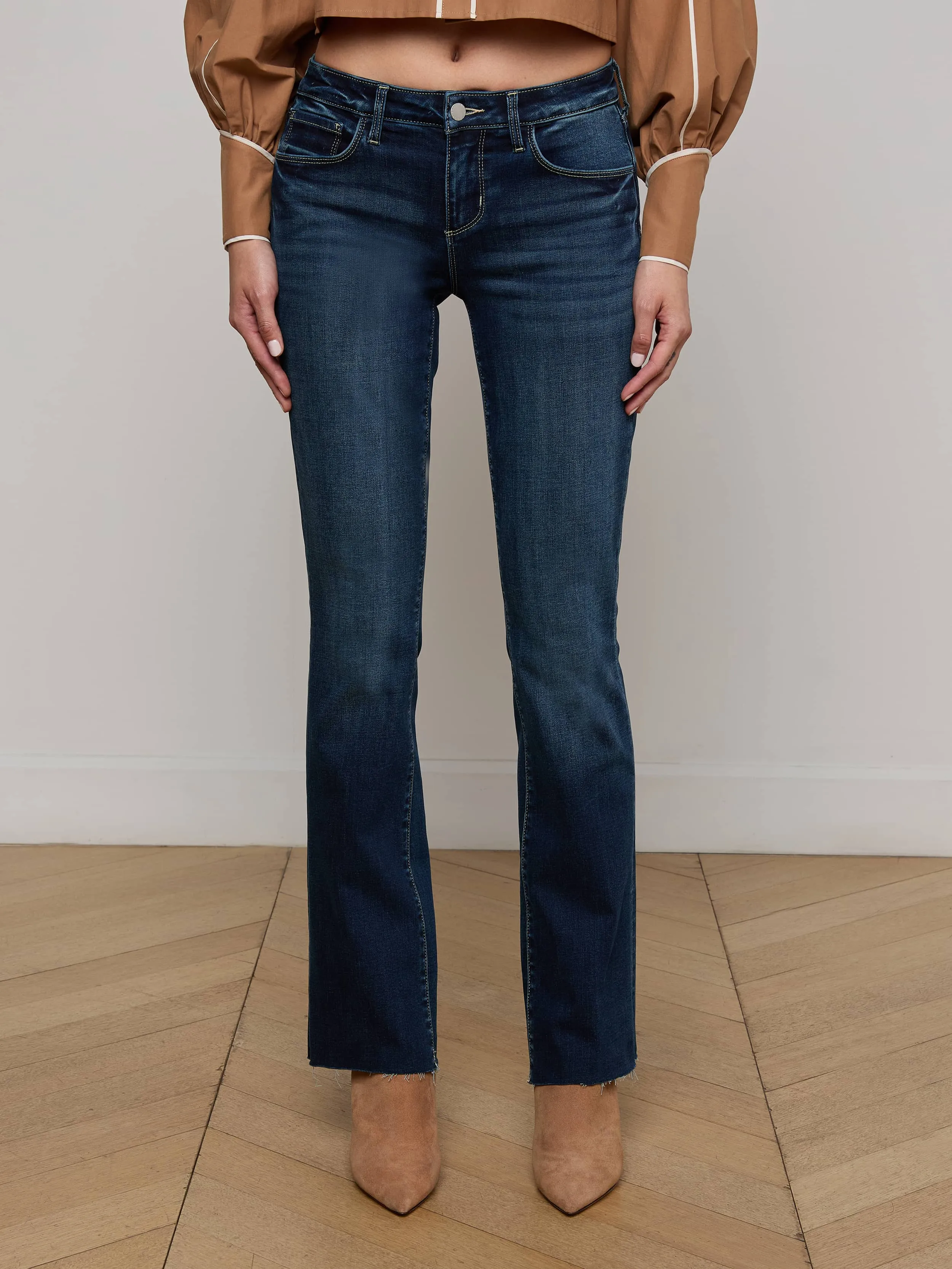 Sneeki Low-Rise Straight-Leg Jean Adaptive Look