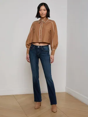 Classic Weekend Getaway Simple Choice Sneeki Low-Rise Straight-Leg Jean