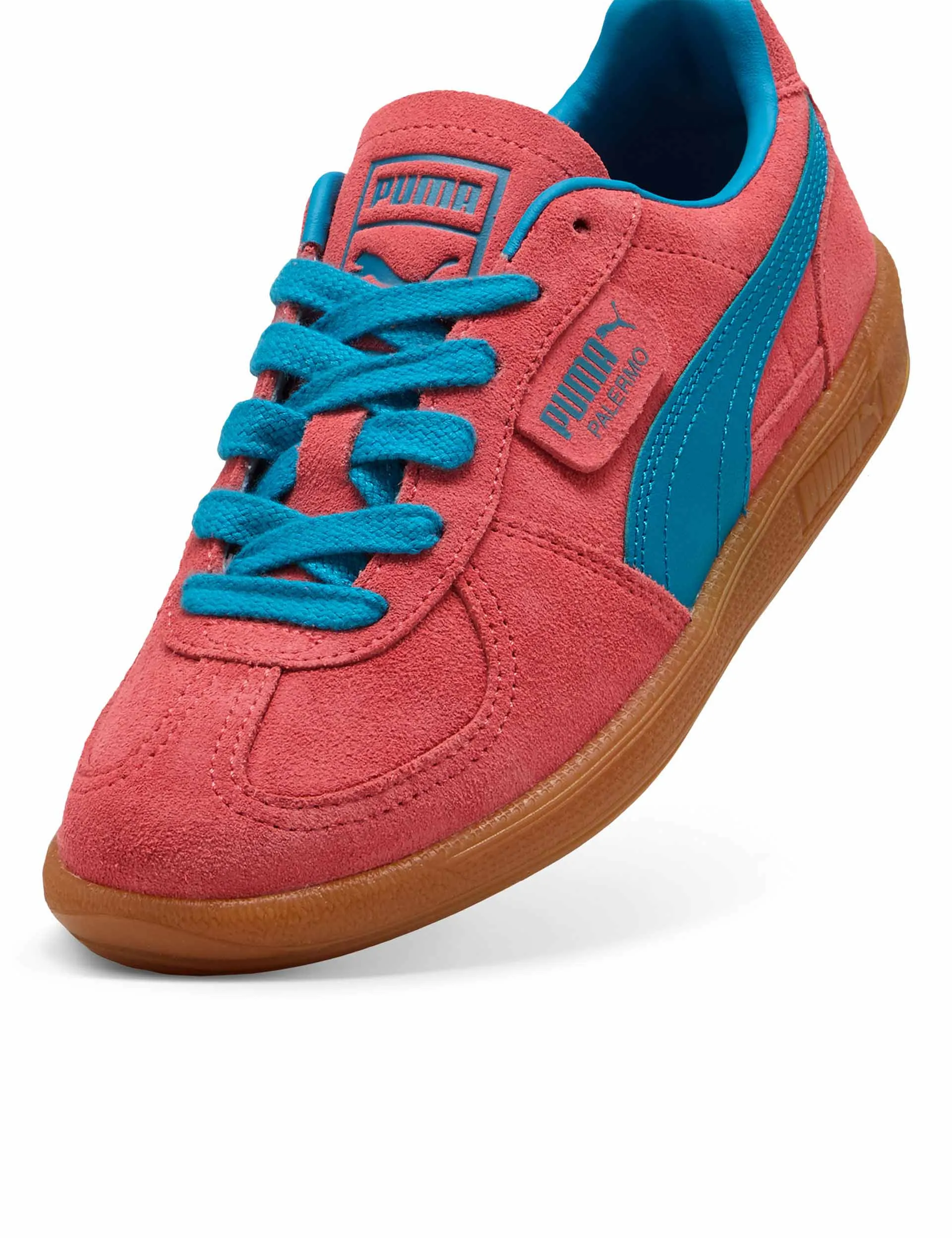 College Style Palermo Sneakers - Peach Frost/Tropical Blue