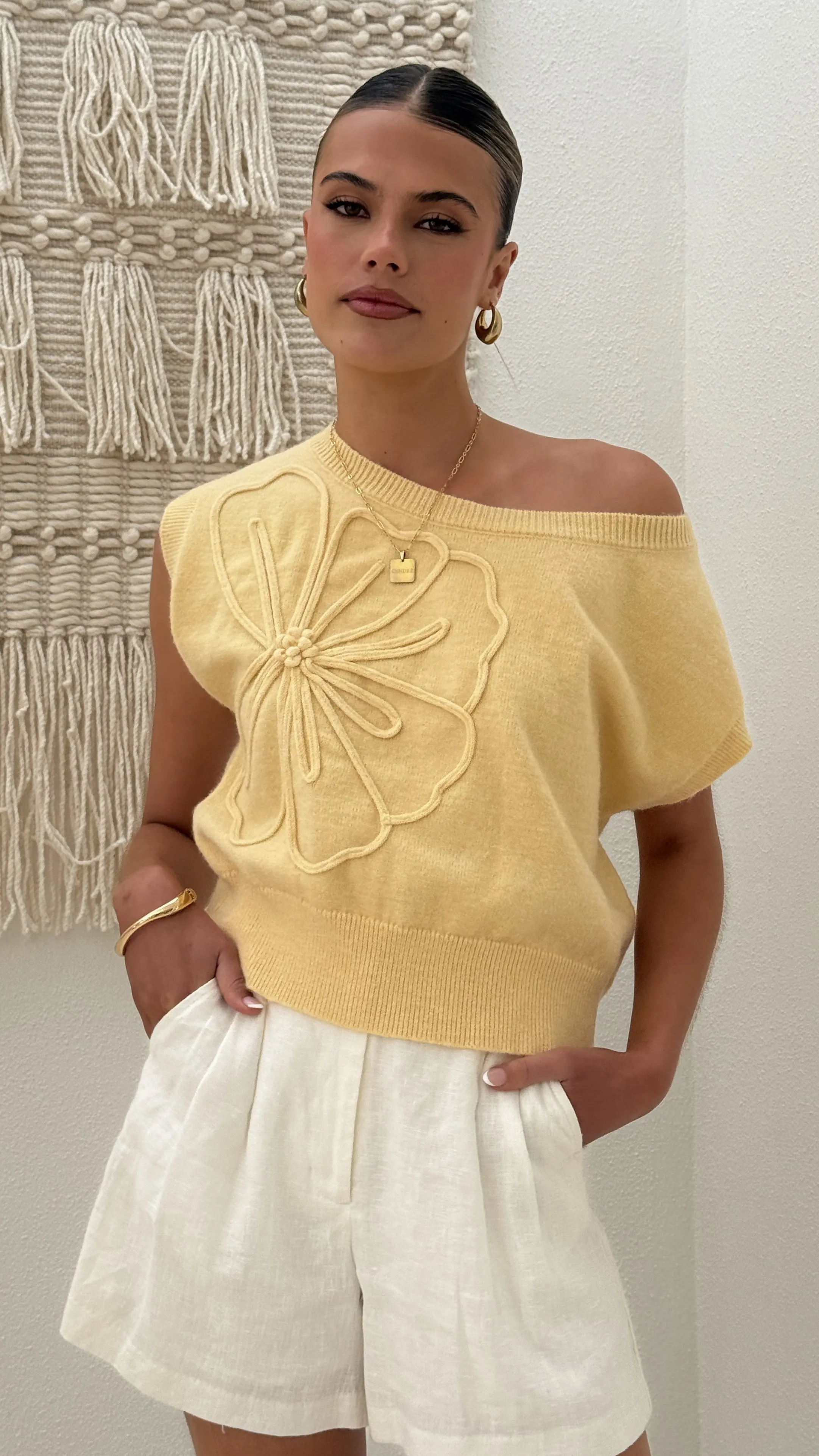 Timeless Dress Amity Top - Yellow