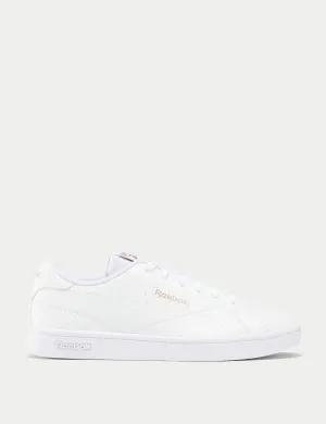No Lace Active Motion Court Clean Sneakers - White/Rose Gold