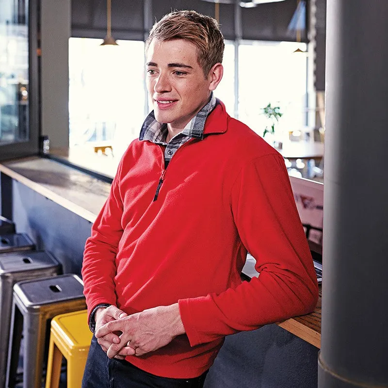 Micro Zip Neck | BLACK Chilly Mornings Travel Outfit Gear