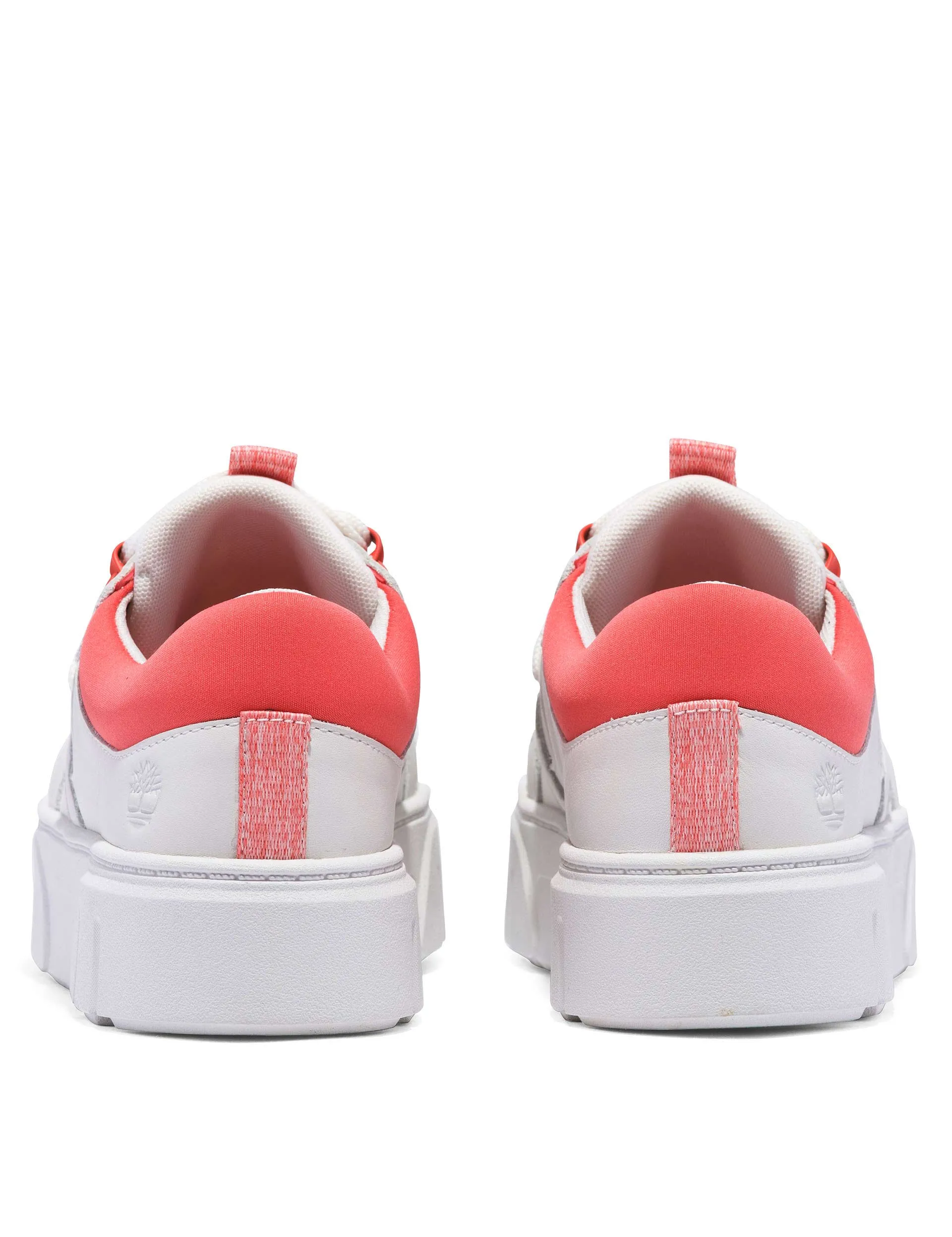 Laurel Court Lace-Up Low Trainer - White Comfortable Straps City Wear