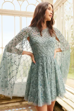 Heart Lattice Micro Mini Dress Artistic Vibe Profile Enhancer