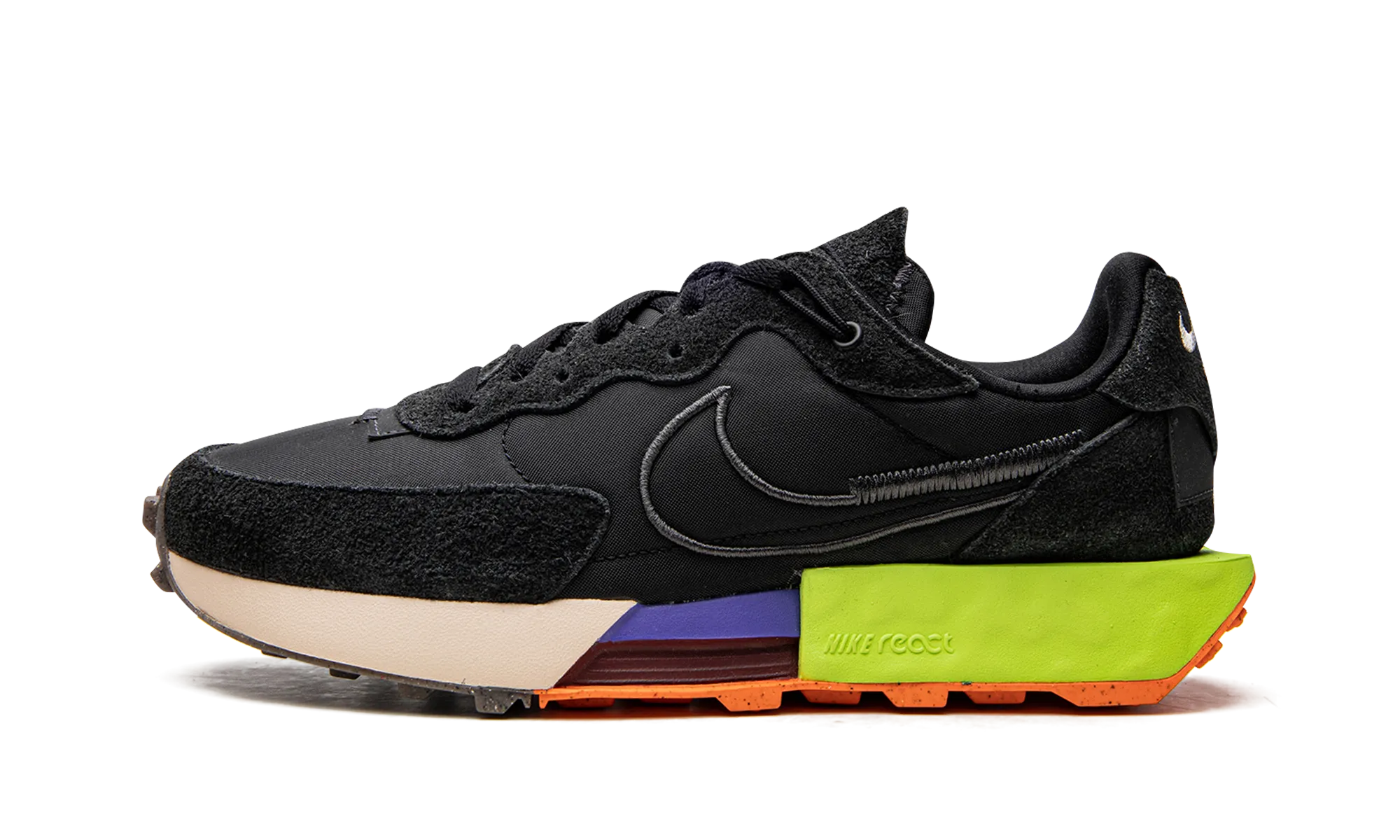 FONTANKA WAFFLE WMNS "Black Volt" sports - team - themed running option AnkleSupport