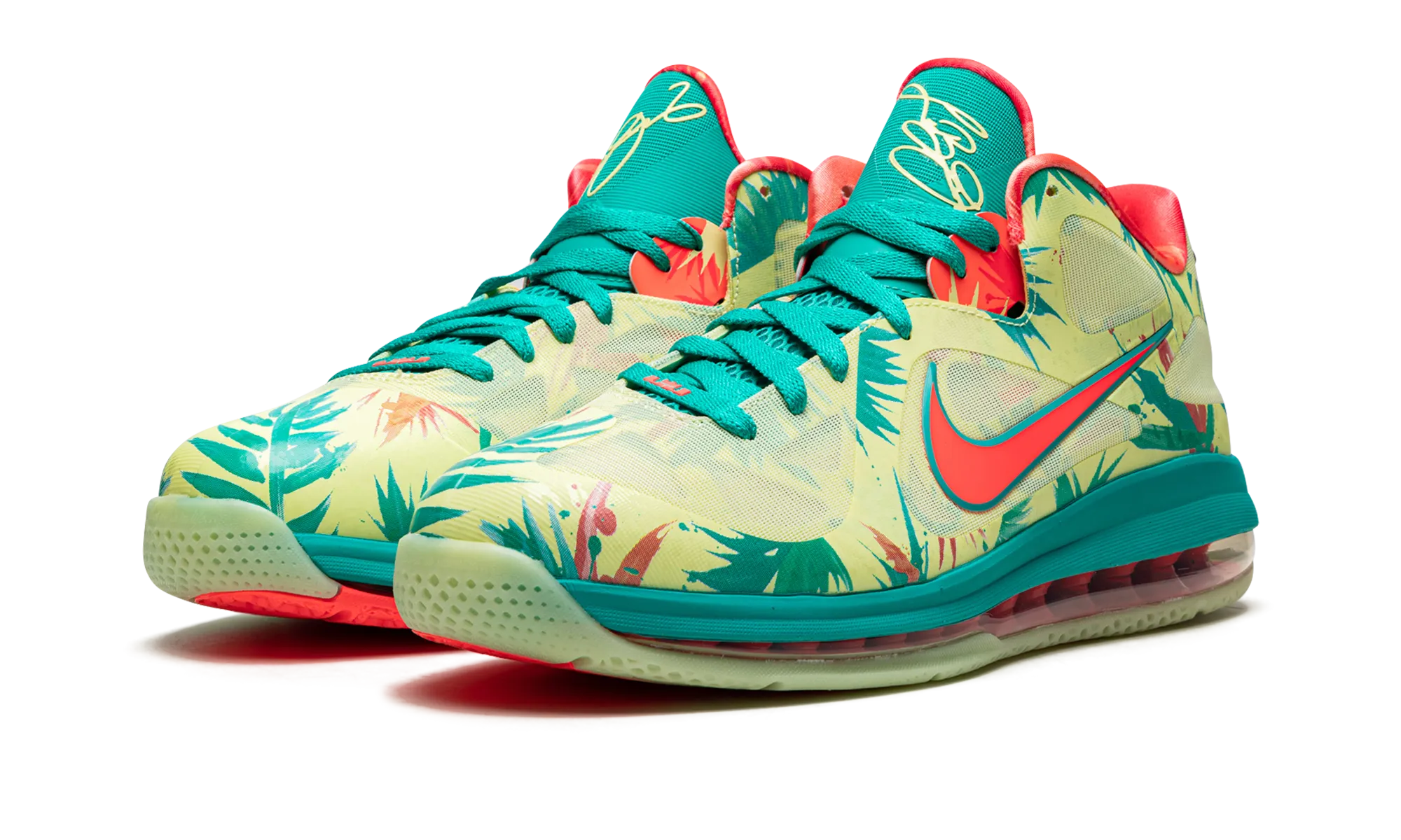 shock - absorbing rubber sole shoes LeBron 9 Low "LeBronald Palmer"