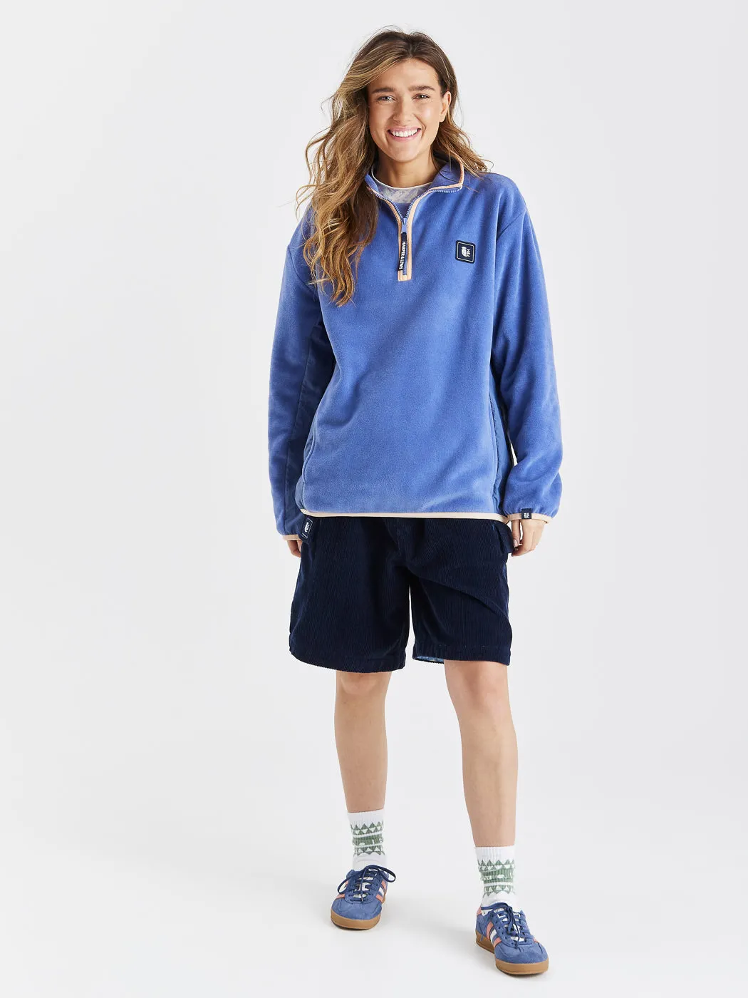 Nova 1/4 Zip Fleece Soft Fabric Cozy Touch