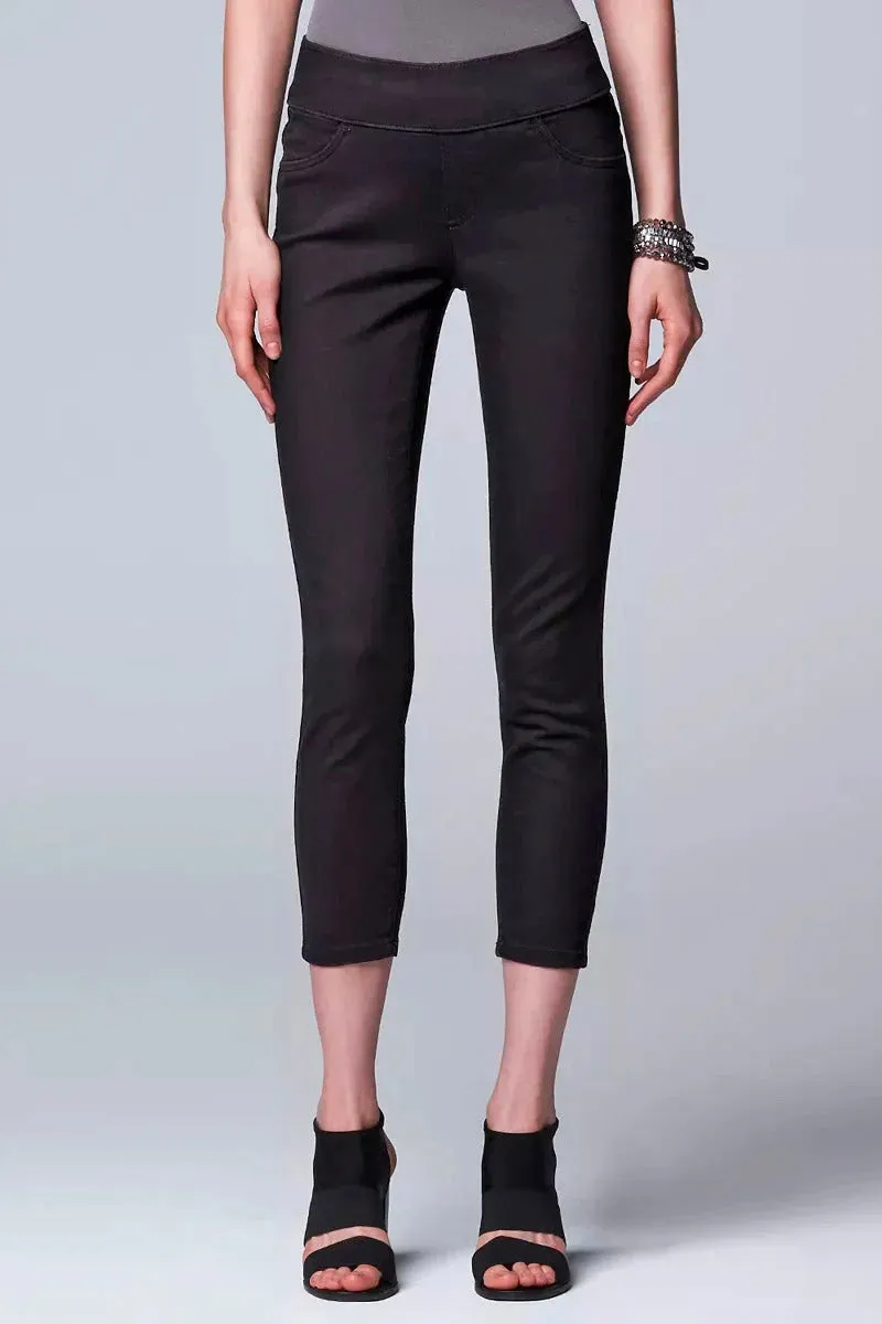 Easy Essentials Everyday Pick Stretch Capri Crop Jeggings