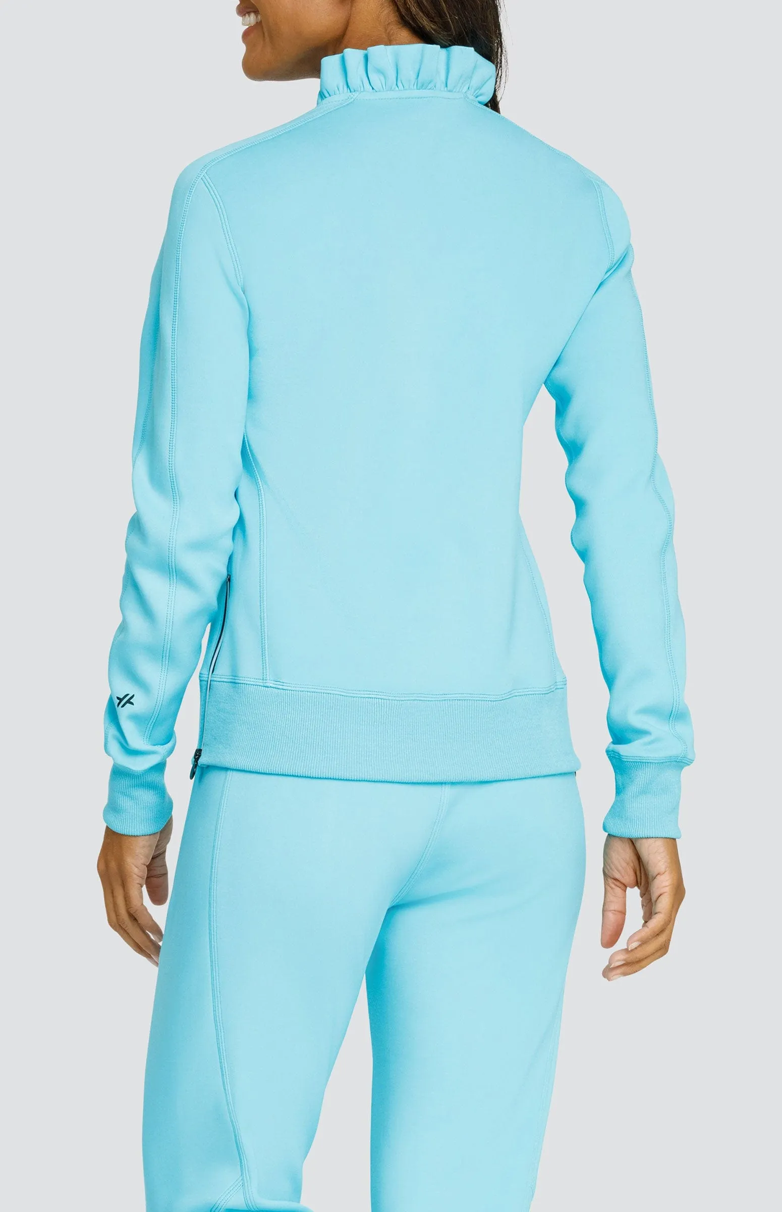 Soft Touch Texture Cozy Stretch Fit Condoleezza Curacao Pullover