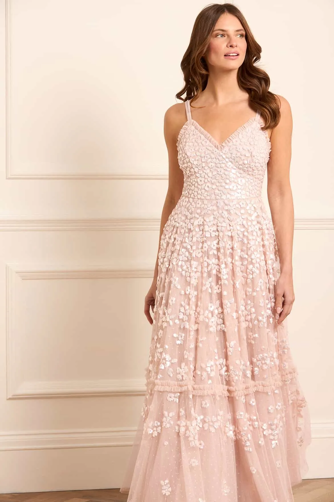 Effortless Touch Maeva Cami Ankle Gown