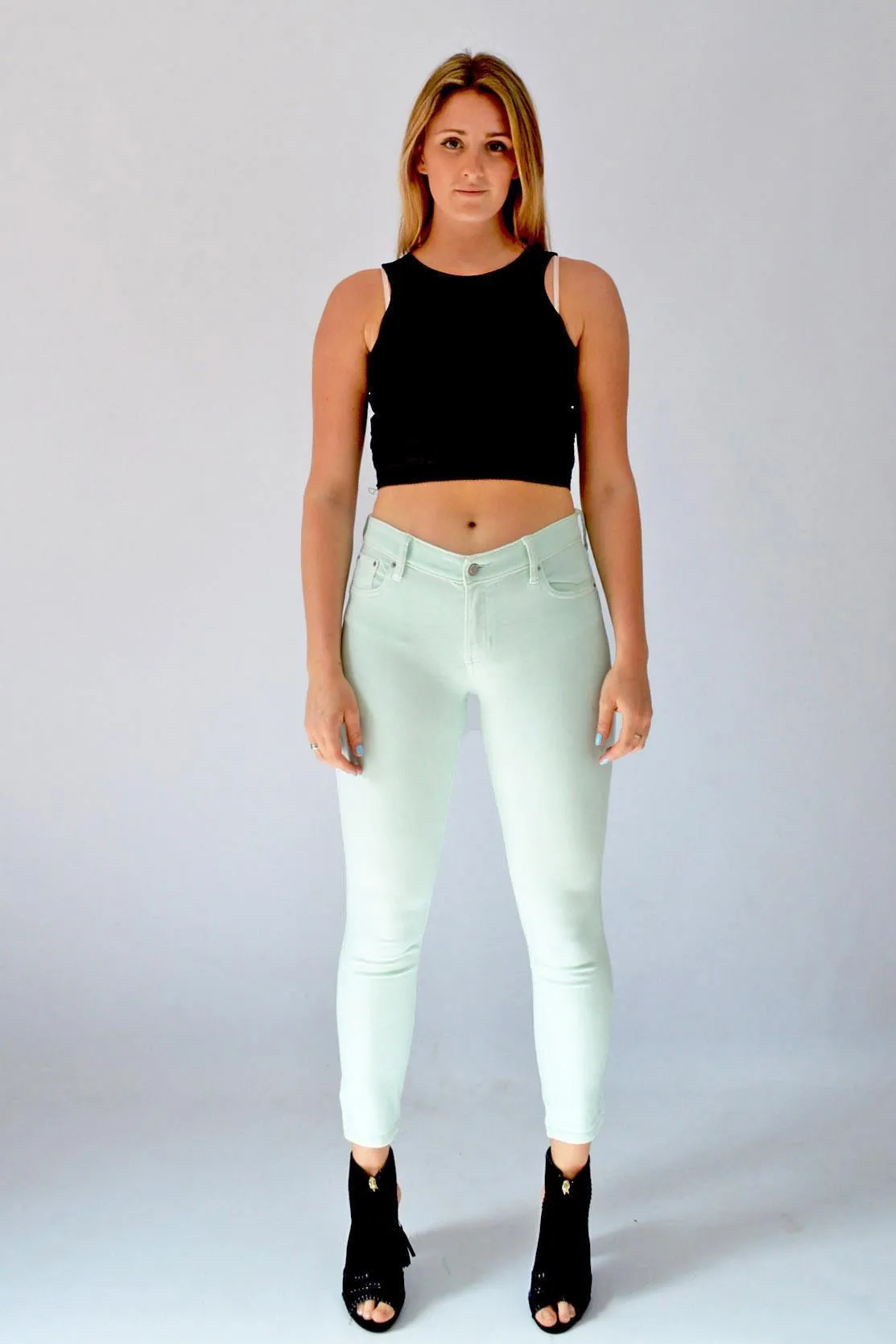 Slim Leg Ankle Grazer Jeans Winter Warmth Sustainable