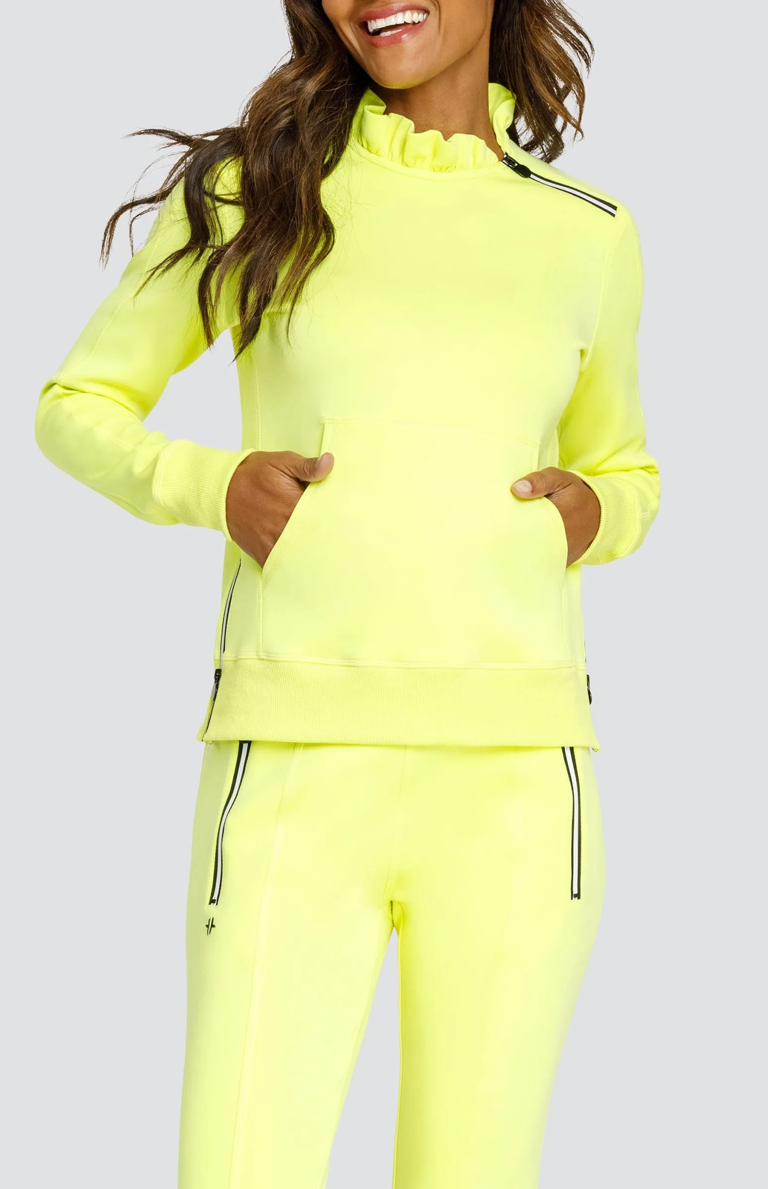 Retro Style Condoleezza Sunny Lime Pullover