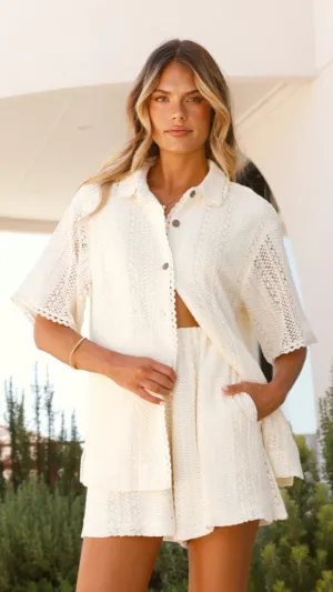 Sylvie Shirt - Oat StretchComfort