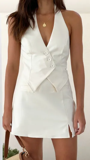 NoIrritationSeams TearResistant Fabric Sylvie Vest - Oyster