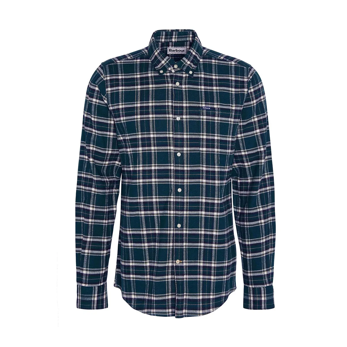Luxury clothing Barbour - Drumhill Tailored Fit Shirt in Classic Navy
