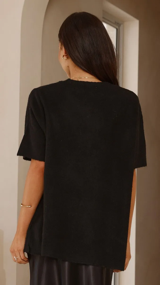 Soft Socks DurableBlend Tahlia Knit Top - Black