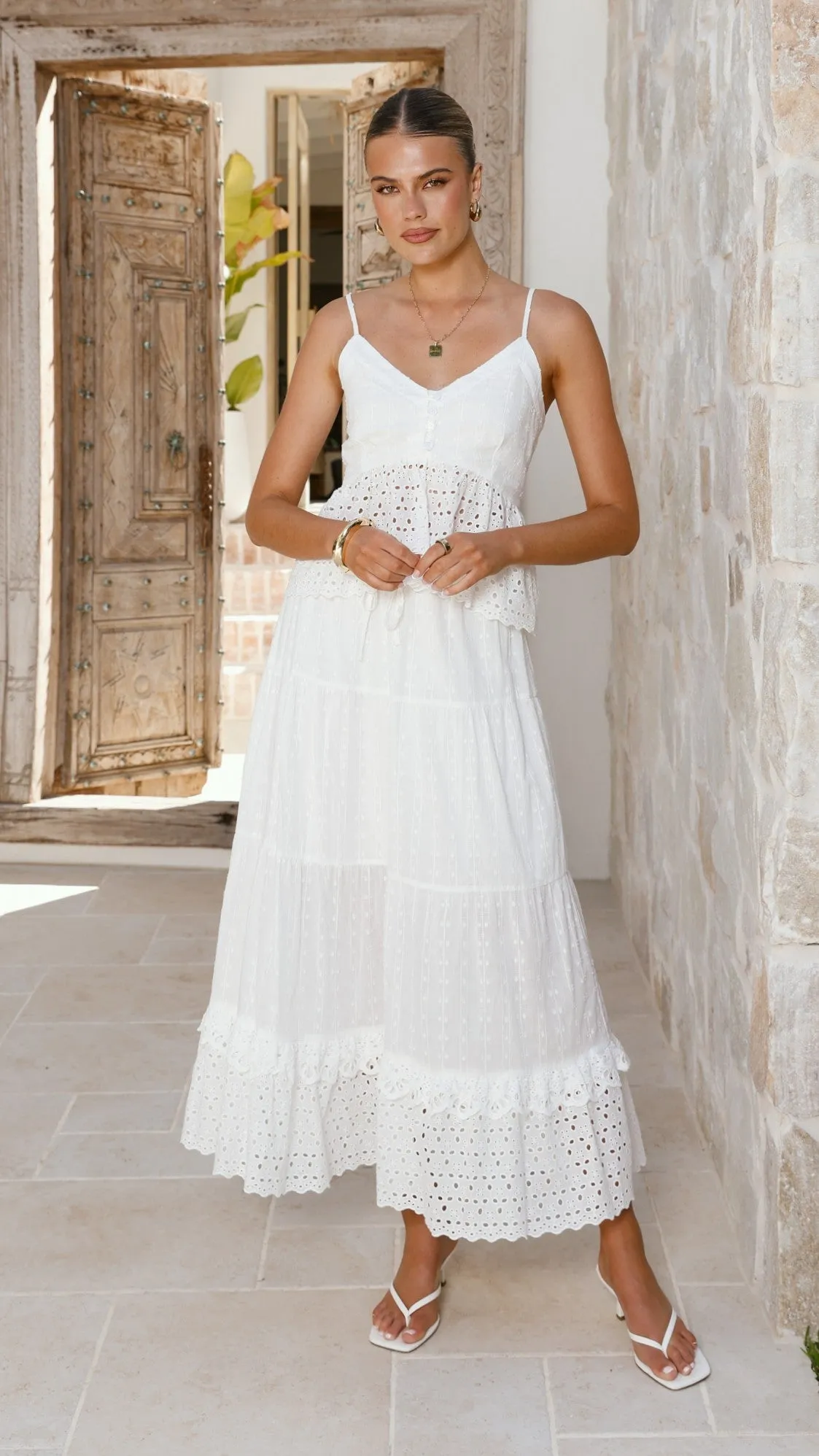 PressureRelief Seams Stylish accessories Majella Top - White