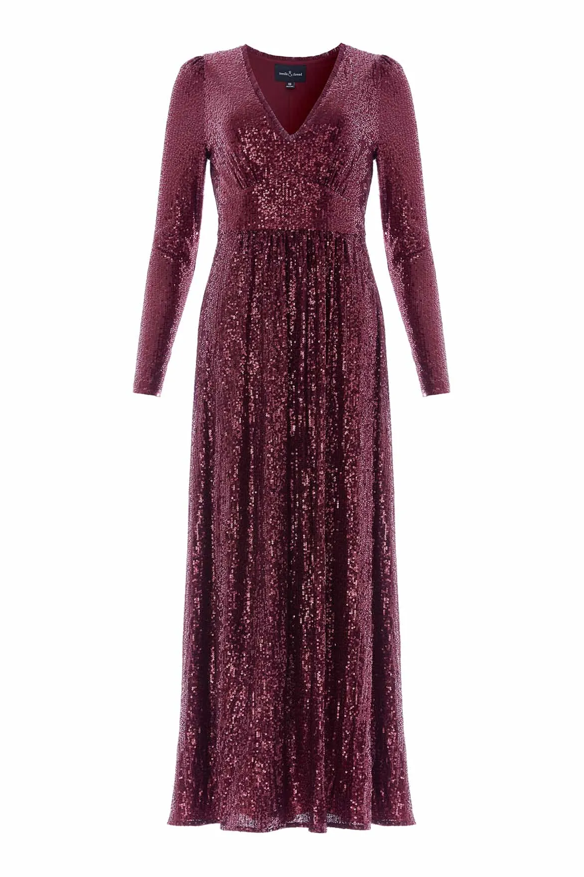 Chelsea V-Neck Gown Modern Cut Sporty Look